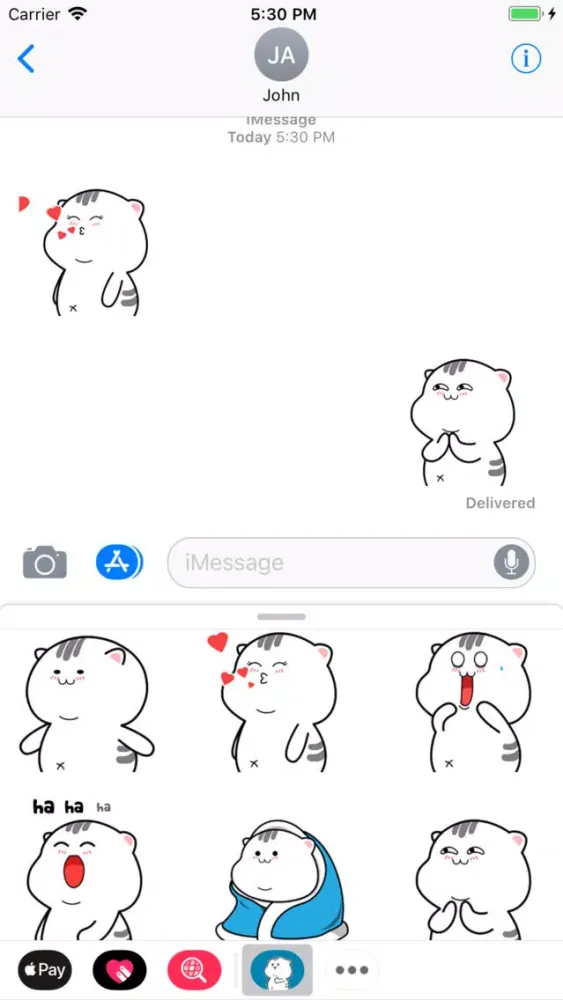 Funny Kitten Animated Stickers Screenshots