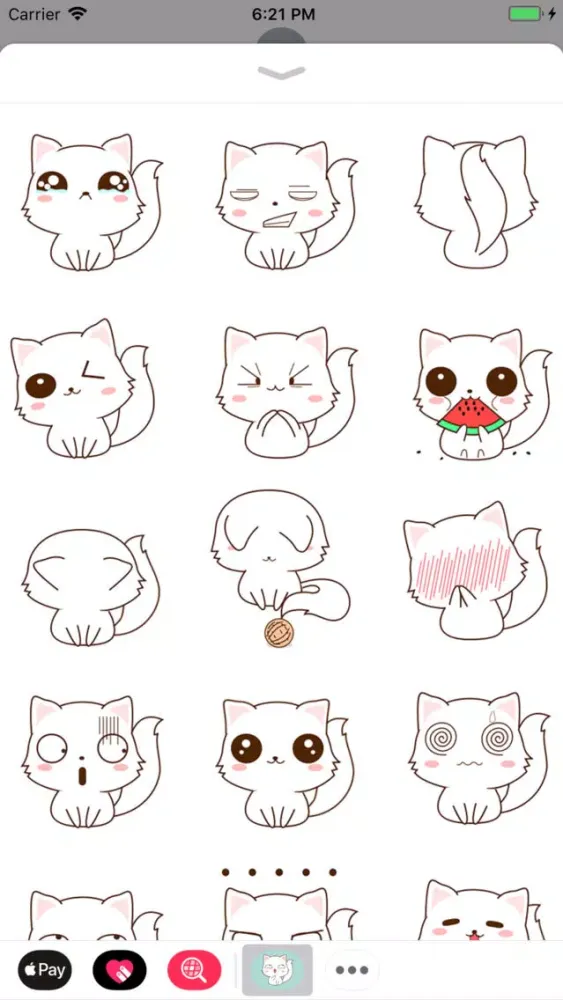 Funny Kitty Animated Stickers Screenshots