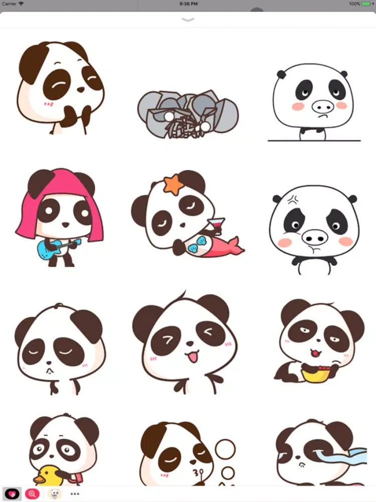 Capturas de pantalla de Little Bear Animated Stickers iPad 