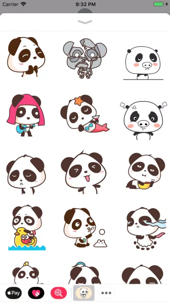 Capturas de pantalla de Little Bear Animated Stickers
