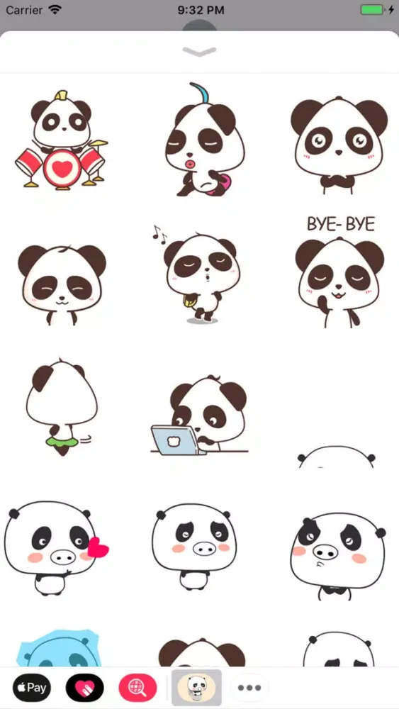 Capturas de pantalla de Little Bear Animated Stickers