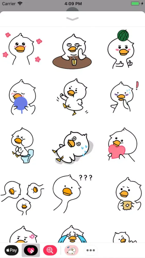 Zrzuty ekranu Nimo Duck Animated Stickers