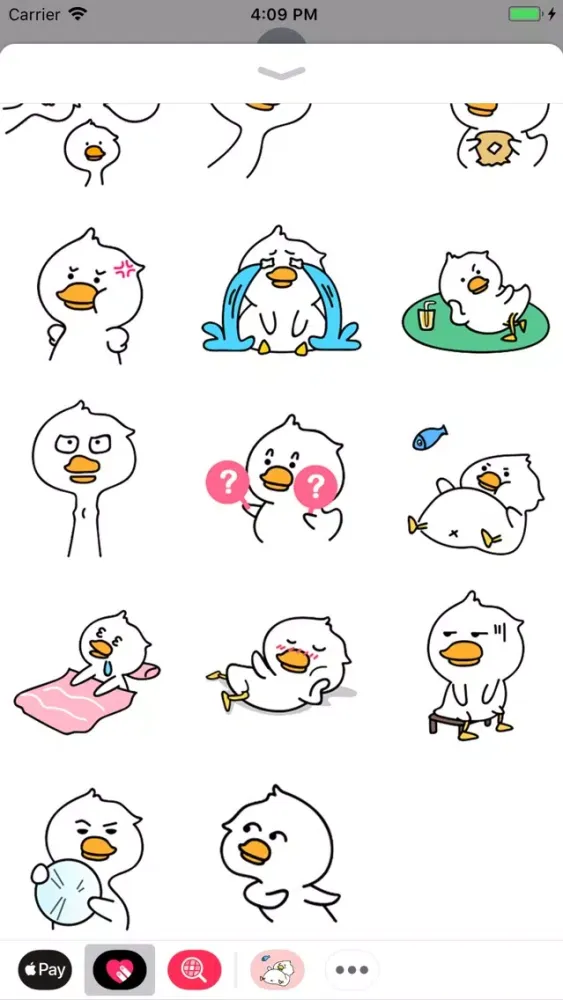 Zrzuty ekranu Nimo Duck Animated Stickers