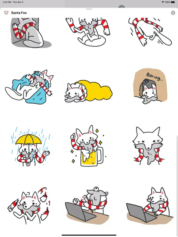 Screenshot di Santa Fox Animated iPad 