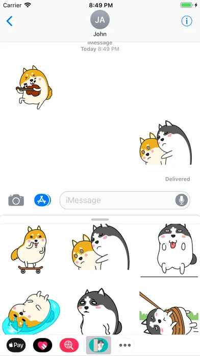 تصاویر Fat Dog Animated Stickers