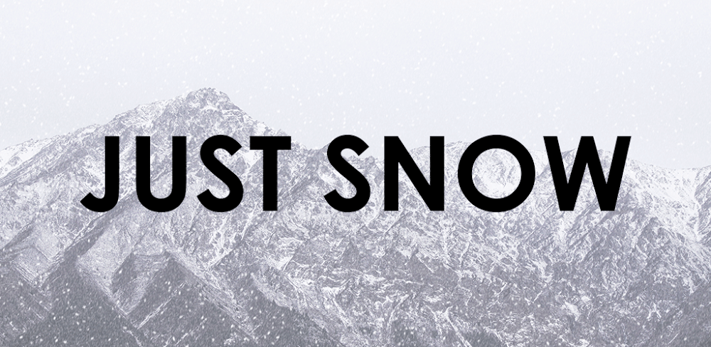 Just Snow – Photo Effects