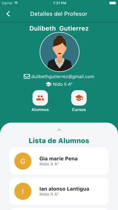 Captures d'écran de MiCentro Agenda Pequeñín