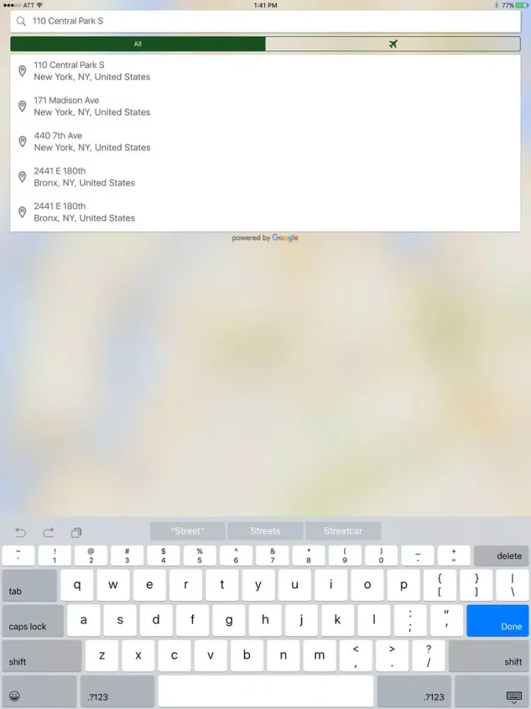 Poblanita Express Car Service iPad  Screenshots