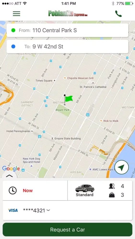 Poblanita Express Car Service Screenshots
