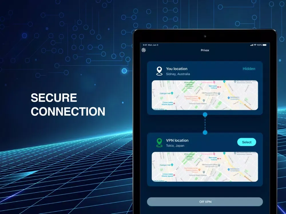 Captures d'écran de Privax: protection & privacy iPad 