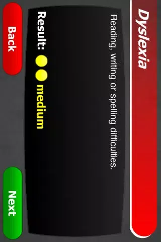 Capturas de pantalla de Dyslexia Detector