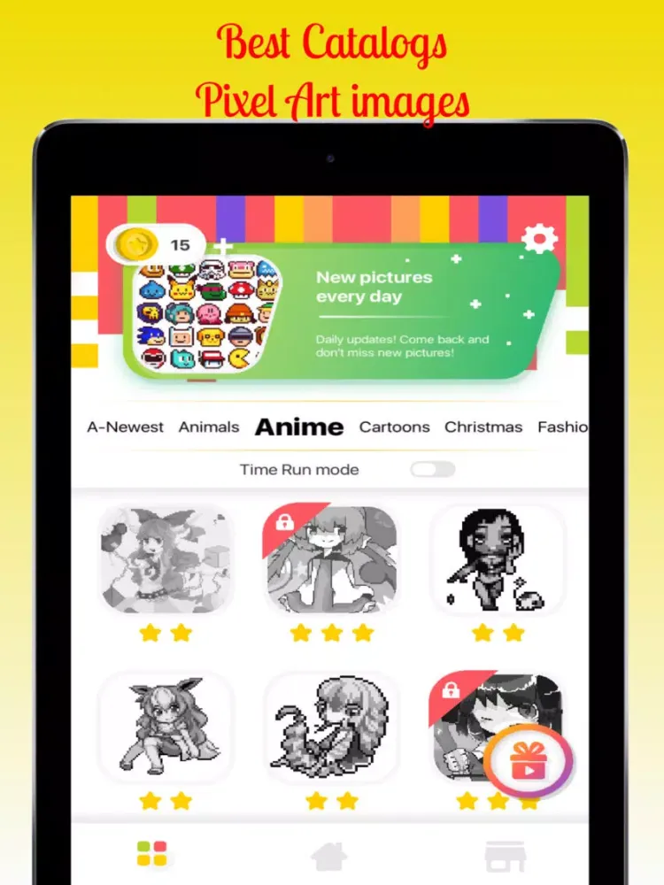 Pixel Art Coloring By Numbers iPad  Ekran Görüntüleri