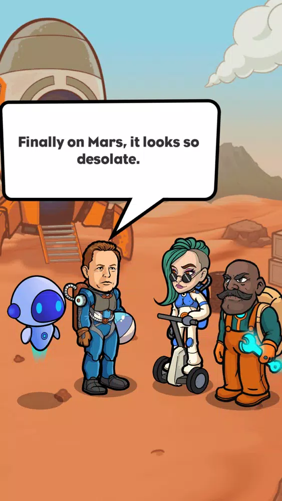 Tangkapan layar Idle Mars