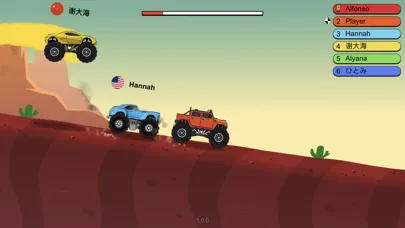 Tangkapan skrin Road Racing.io