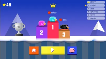 Captures d'écran de Snow Racing.io
