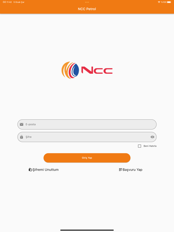 NCC Petrol iPad  Ekran Görüntüleri