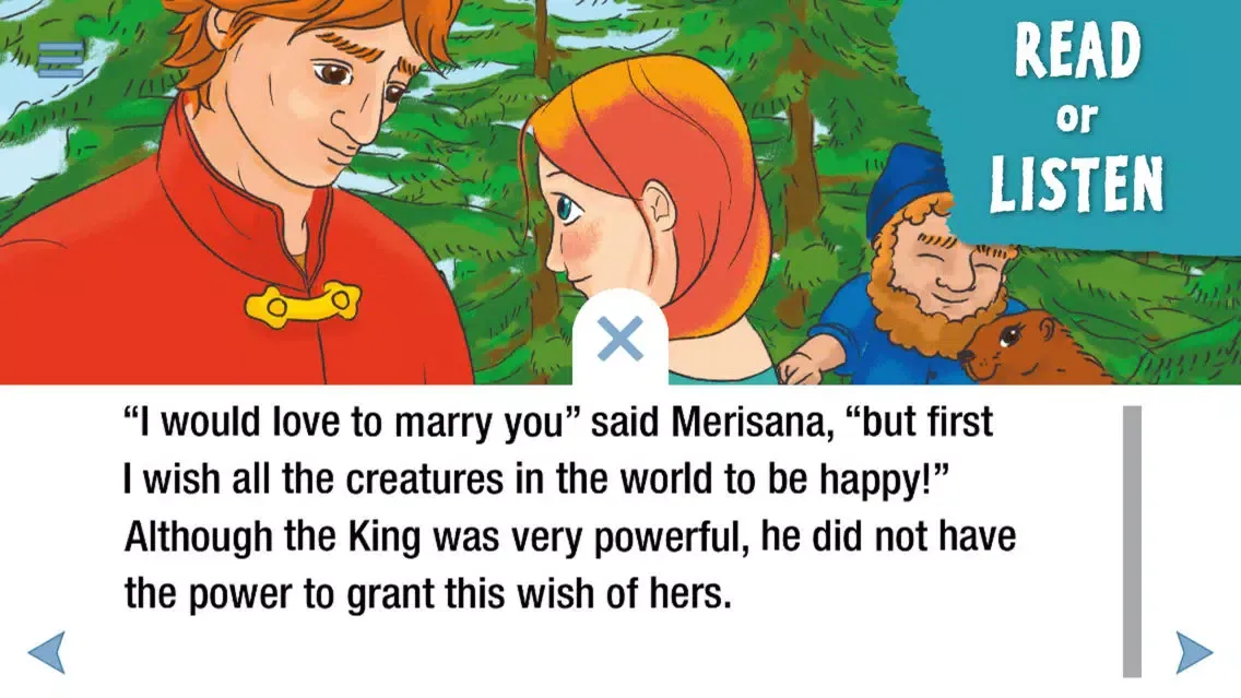 Merisana – Children’s Book Screenshots