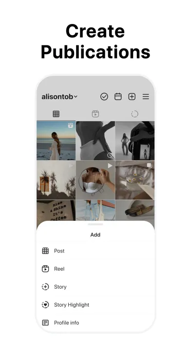 Captures d'écran de My Feed・Grid Preview & Planner