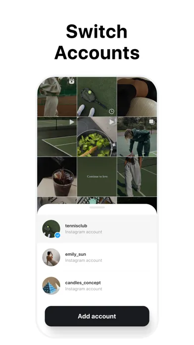 Captures d'écran de My Feed・Grid Preview & Planner