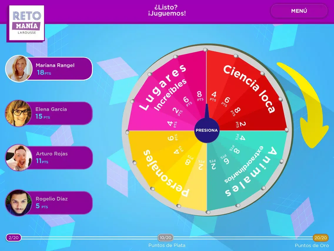 RetoManía Larousse iPad  스크린샷