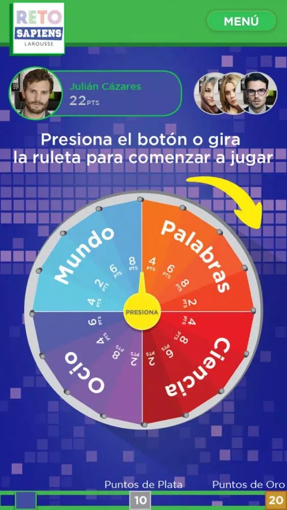 Capturas de pantalla de RetoSapiens Larousse