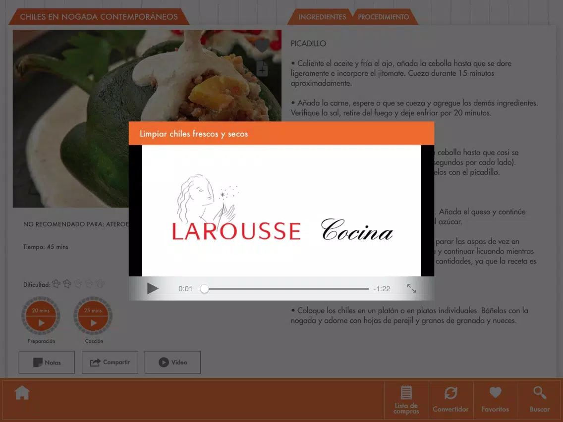El Chef Larousse iPad  스크린샷