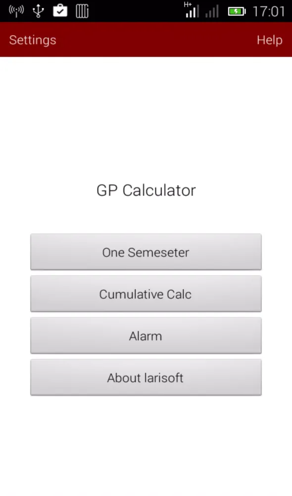 GP Calculator Ladoke Uni スクリーンショット