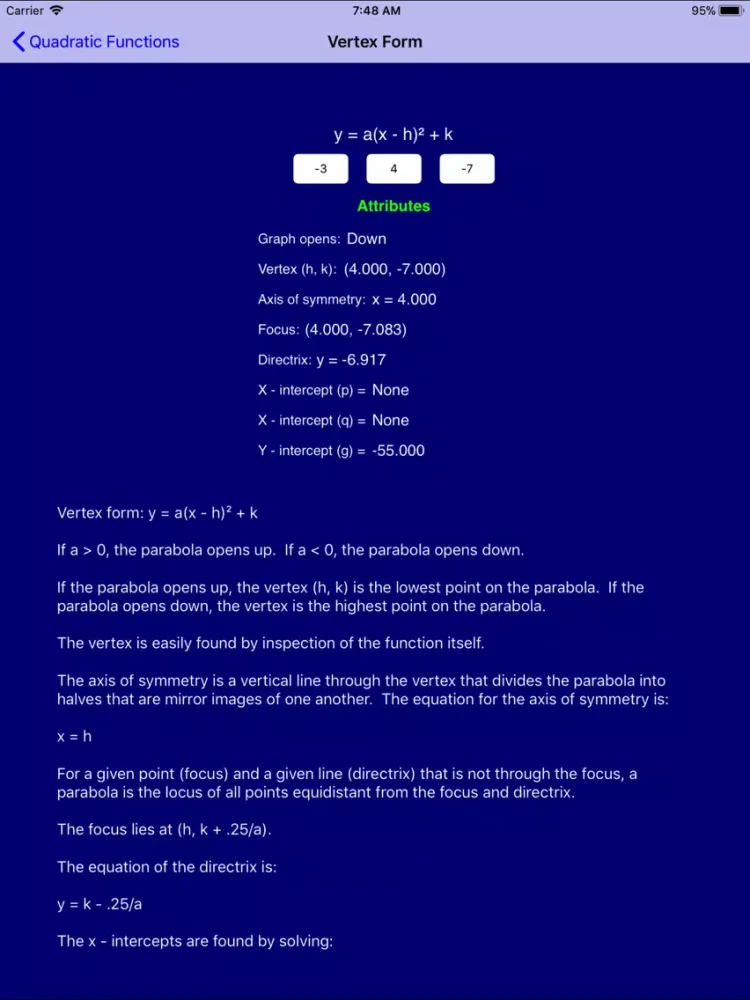 Algebra Pro iPad 應用截圖