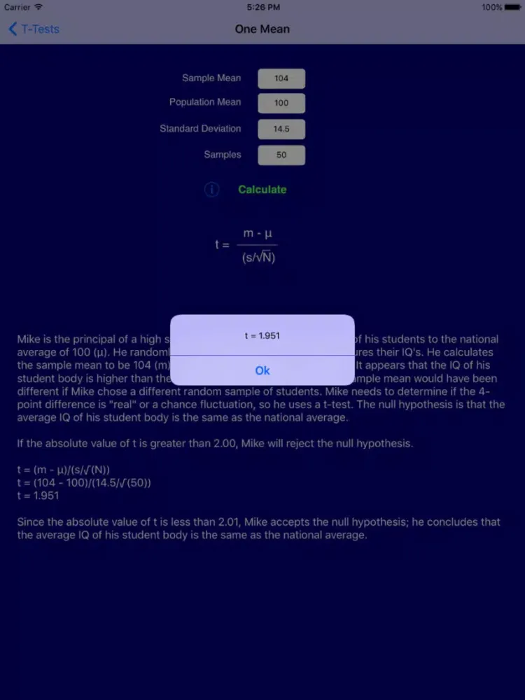صور Statistics Pro iPad 