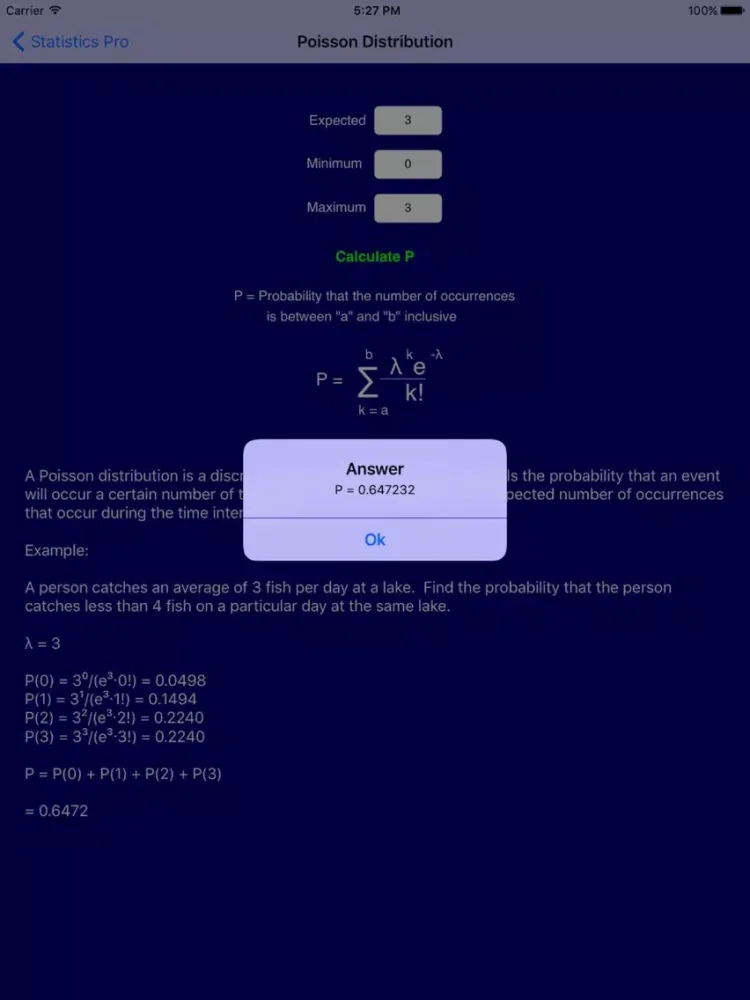 صور Statistics Pro iPad 