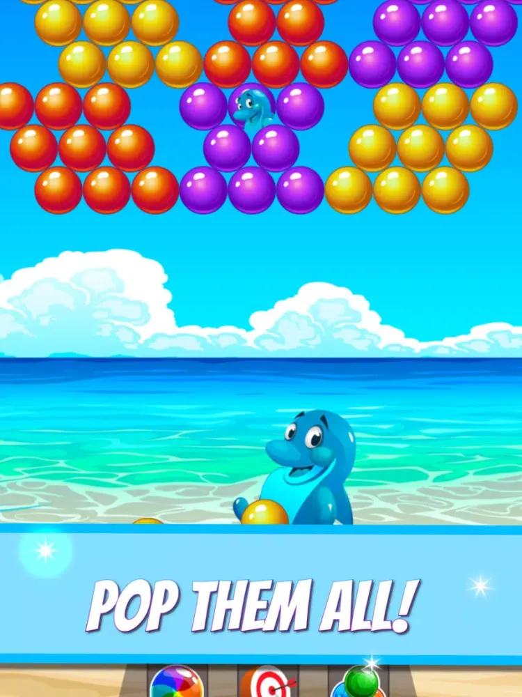 Ocean Fish Hunt Bubble Shooter iPad 應用截圖