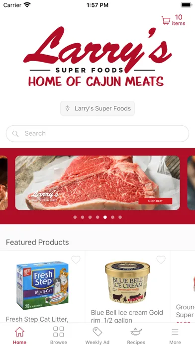 Capturas de pantalla de Larry's Super Foods