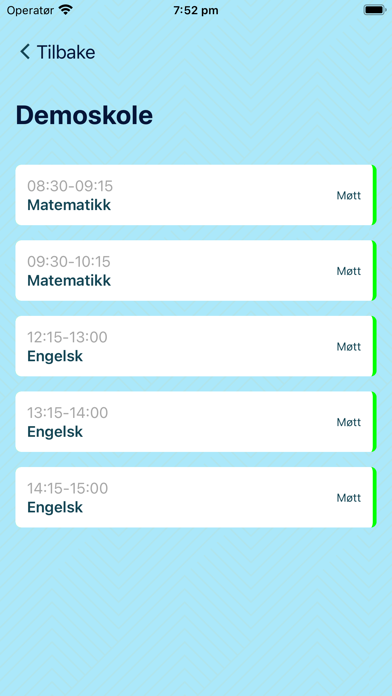 NOA Notice Of Attendance Screenshots