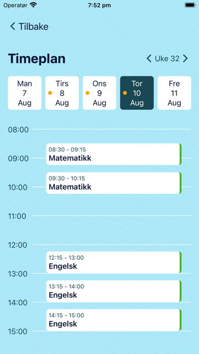 NOA Notice Of Attendance Screenshots