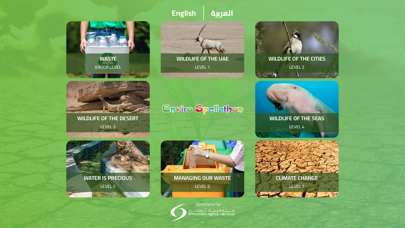 Tangkapan skrin EnviroSpellathon