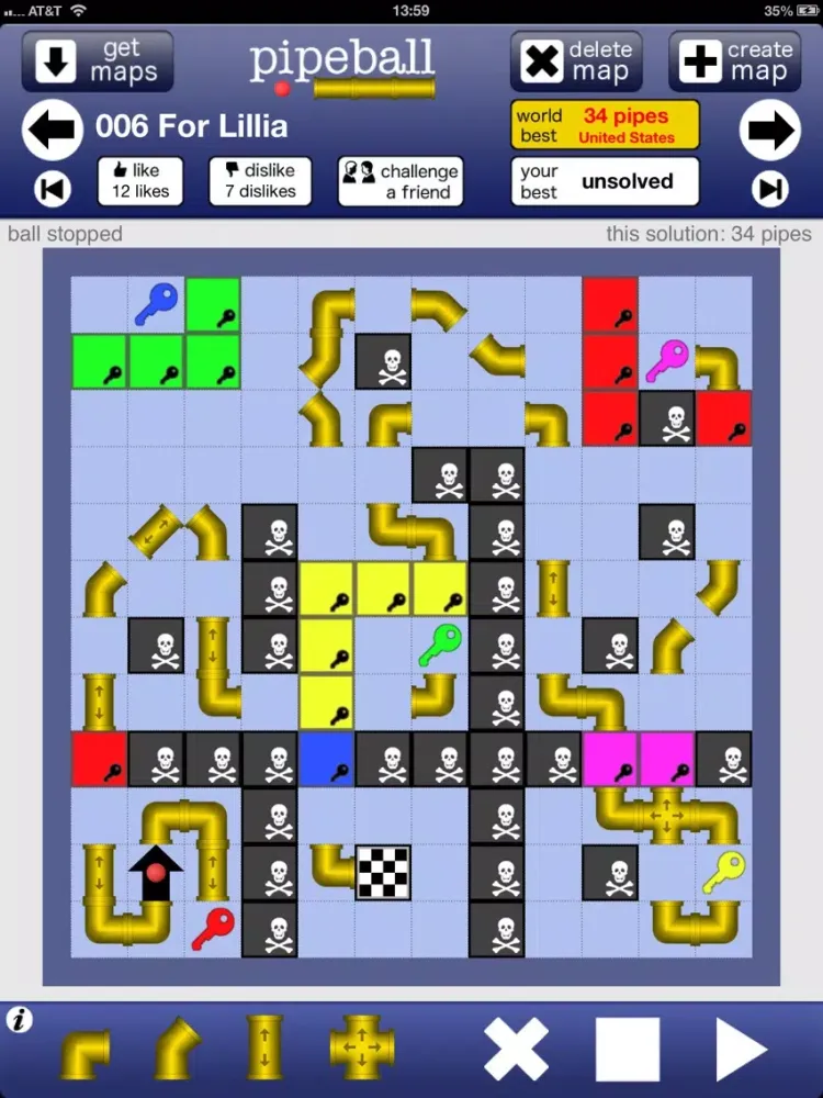تصاویر Pipe Ball Free iPad 
