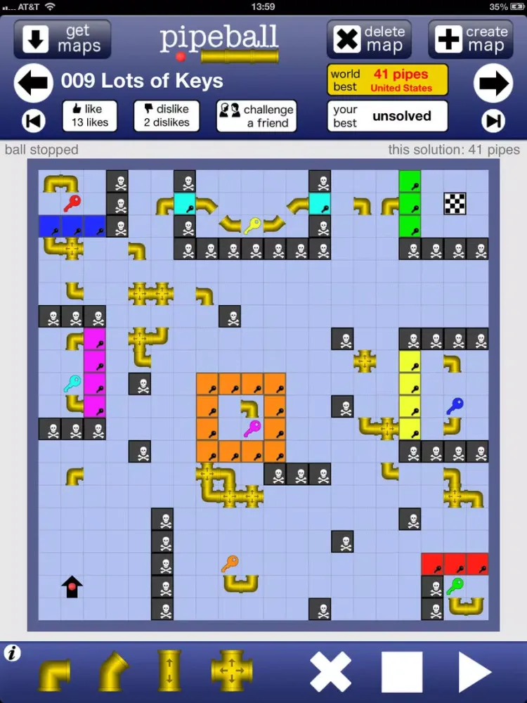 تصاویر Pipe Ball Free iPad 