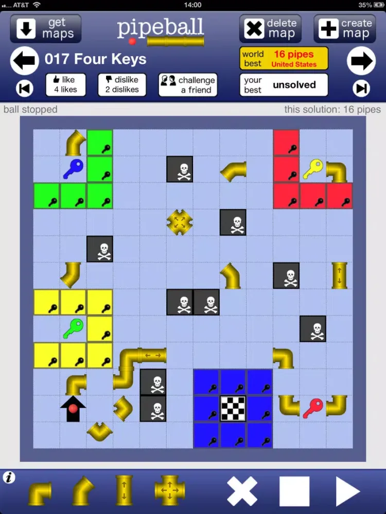 تصاویر Pipe Ball Free iPad 