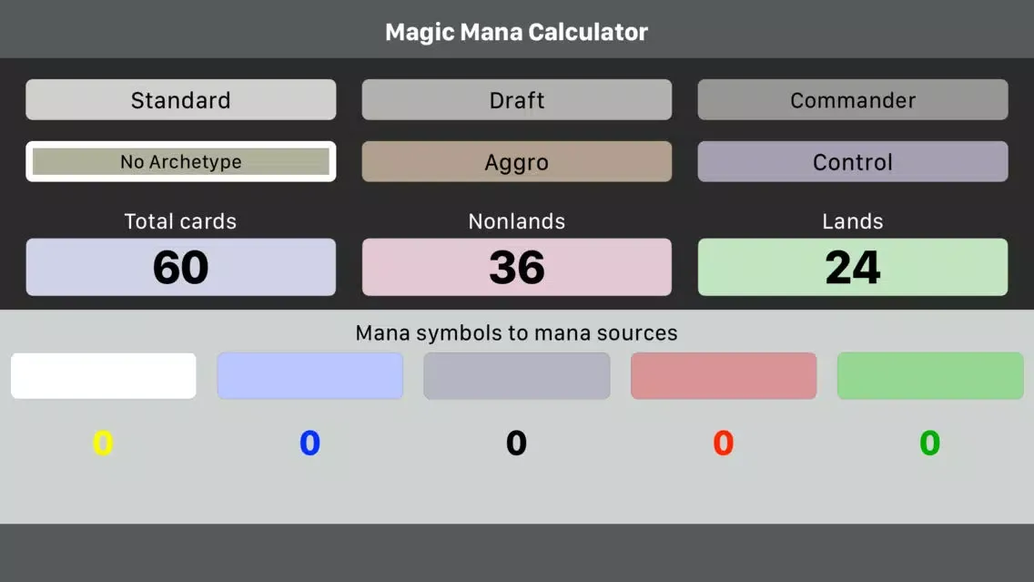 Magic Mana Calculator应用截图