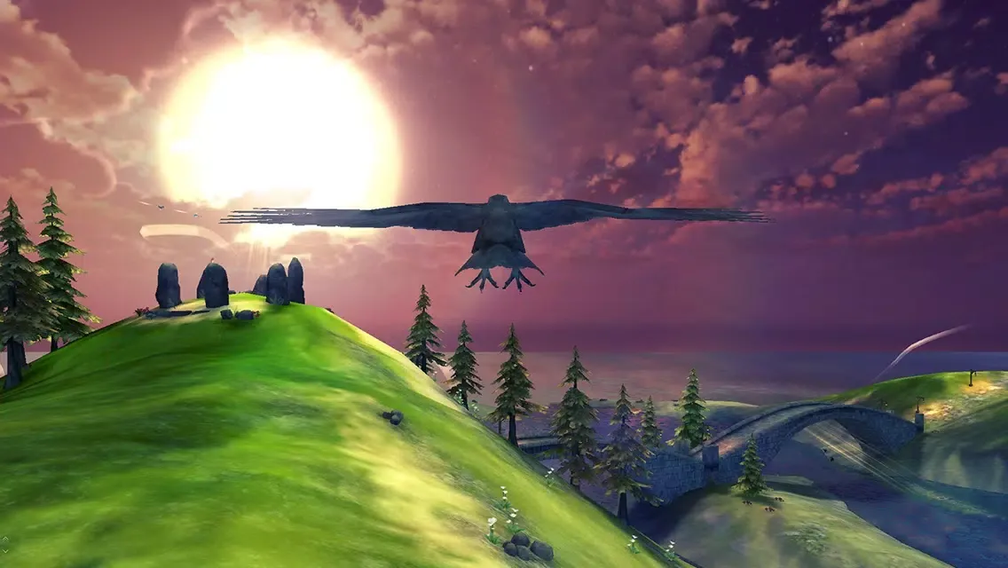 Capturas de tela do Raven