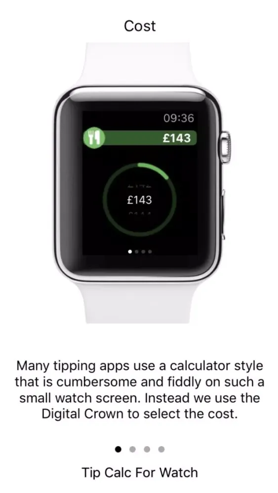 Tip Calc For Watch স্ক্রিনশট