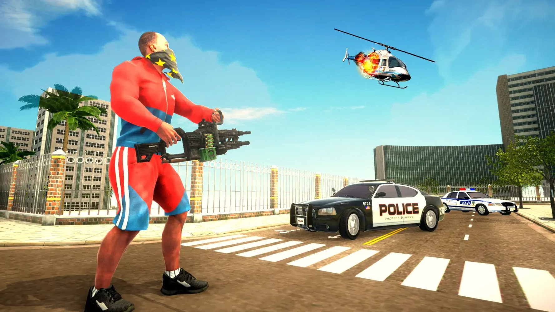 Ảnh chụp màn hình của Gangster Gun Shooting Games 3D