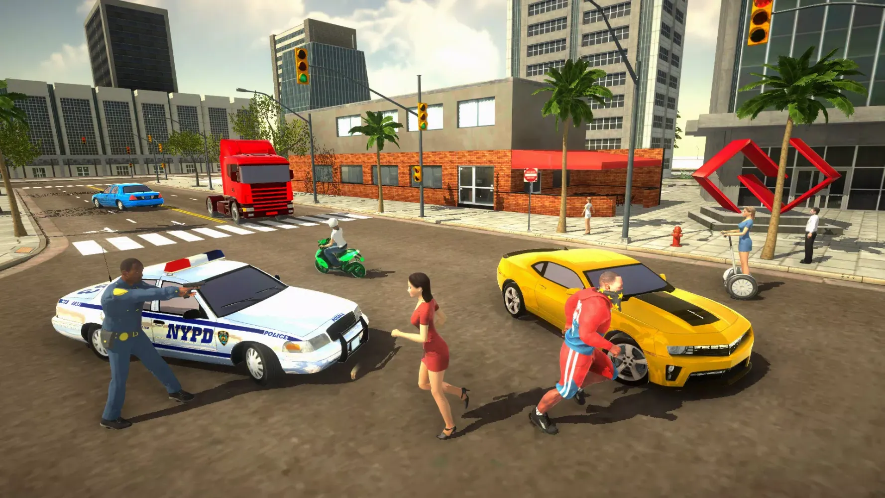 Ảnh chụp màn hình của Gangster Gun Shooting Games 3D