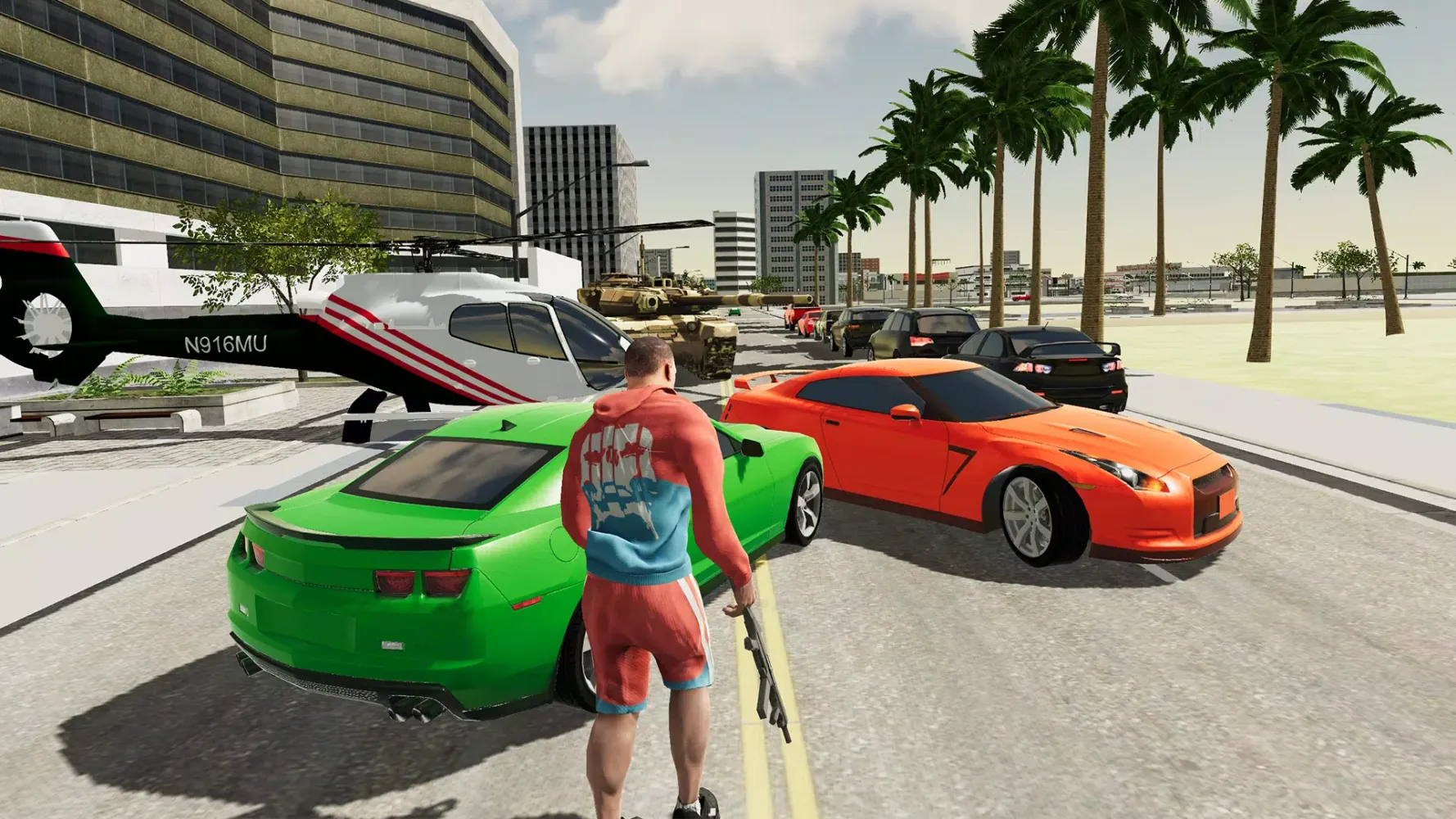 Ảnh chụp màn hình của Gangster Gun Shooting Games 3D