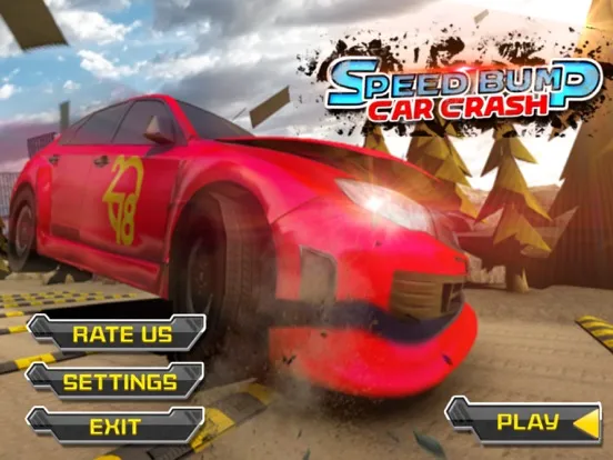 Speed Bump & Car Crash 3D iPad  Ekran Görüntüleri