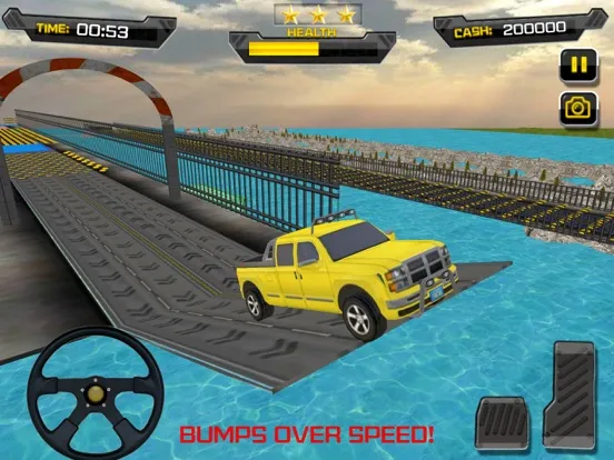 Speed Bump & Car Crash 3D iPad  Ekran Görüntüleri