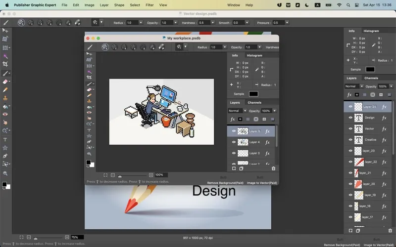 Publisher Graphic Expert سکرین شاٹس
