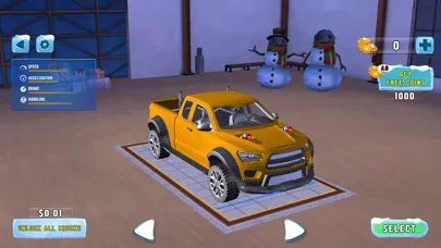 Winter Snow Pickup Truck New Screenshots