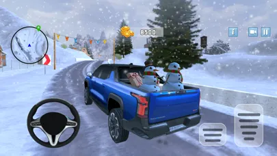 Winter Snow Pickup Truck New Screenshots