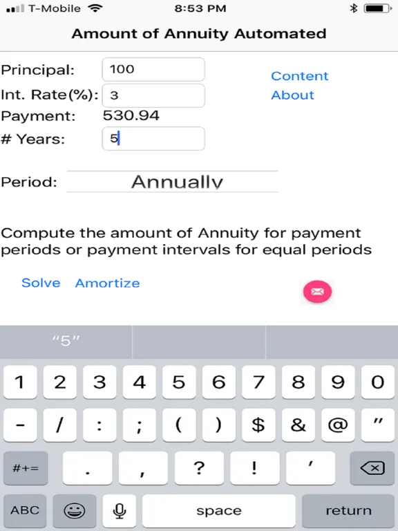 AmtAnnuity iPad  স্ক্রিনশট